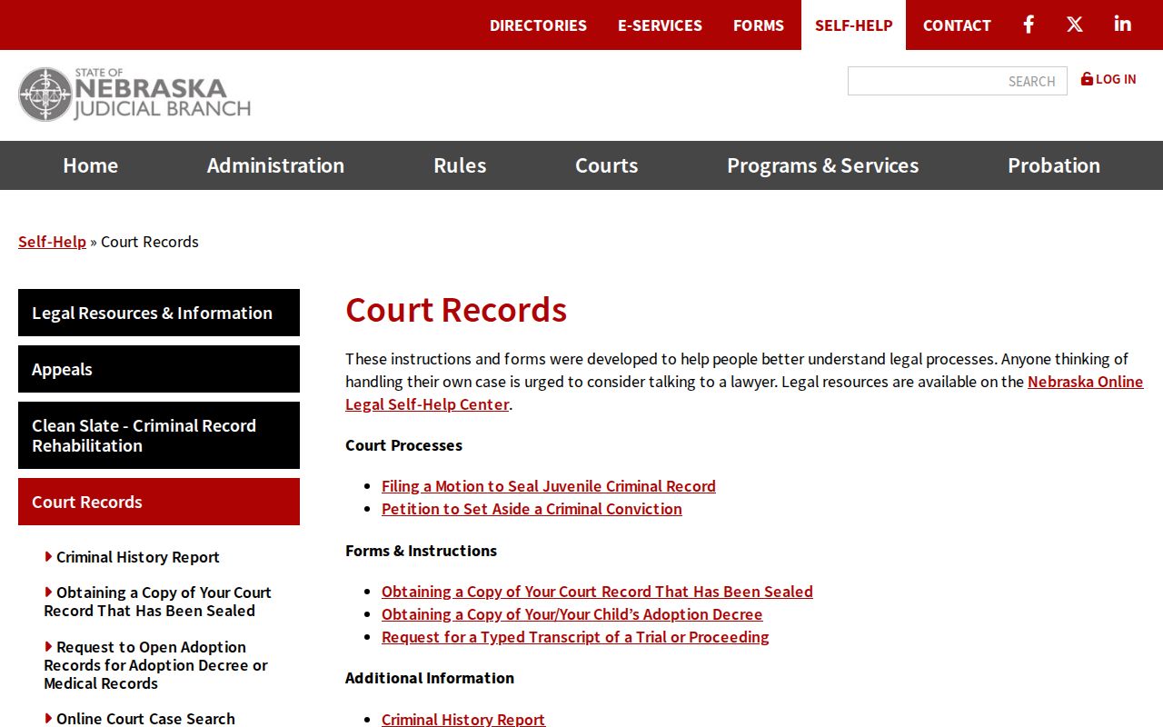 Dawson County criminal case court record resources