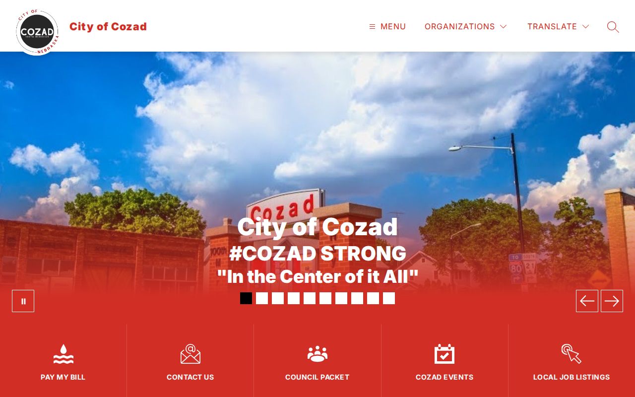 Cozad criminal history city hall and local records source