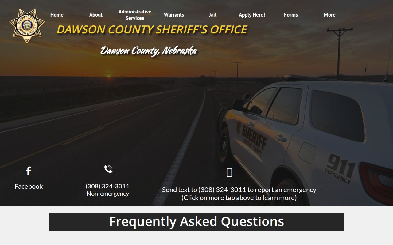 Dawson County criminal booking history jail FAQ